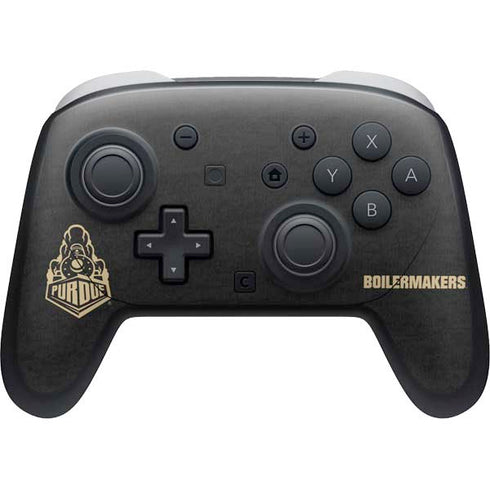 Purdue University Signature Logo Nintendo Switch 2 (2025) Pro Controller Skin