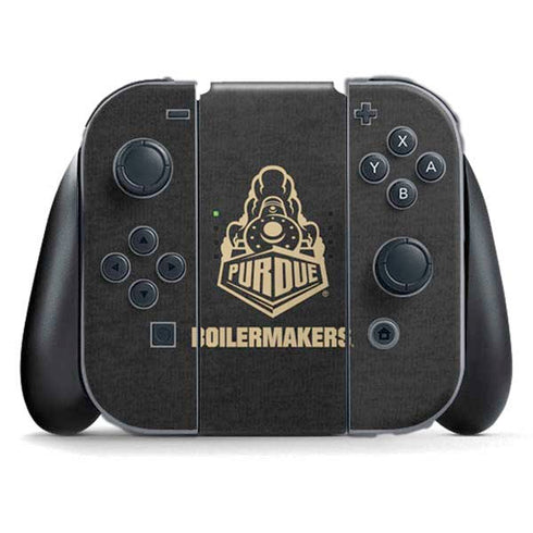 Purdue University Signature Logo Nintendo Skins