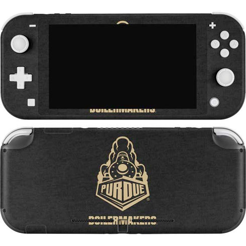 Purdue University Signature Logo Nintendo Skins
