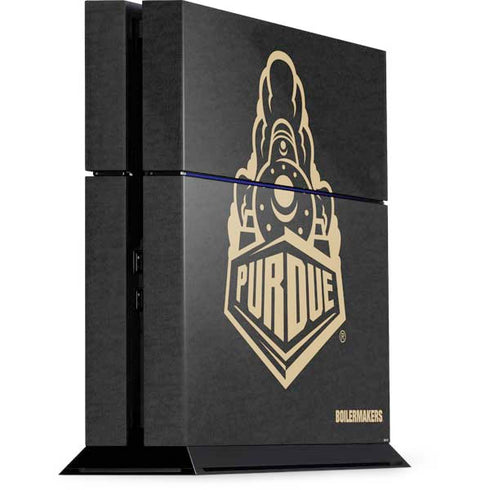 Purdue University Signature Logo PlayStation PS4 Skins