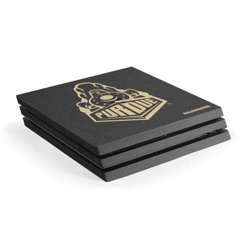 Purdue University Signature Logo PlayStation PS4 Skins