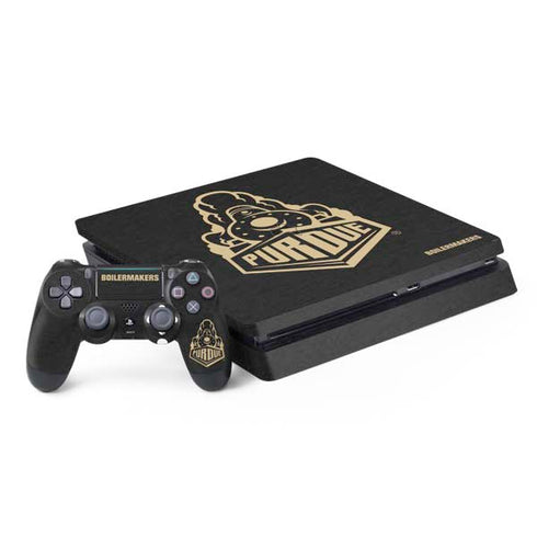 Purdue University Signature Logo PlayStation PS4 Skins