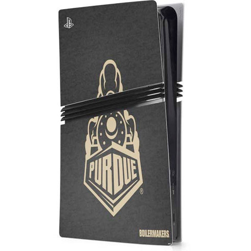 Purdue University Signature Logo PlayStation PS5 Skins