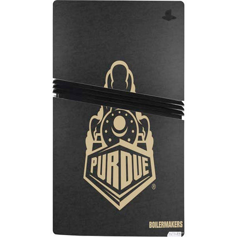 Purdue University Signature Logo PS5 Pro Console Skin