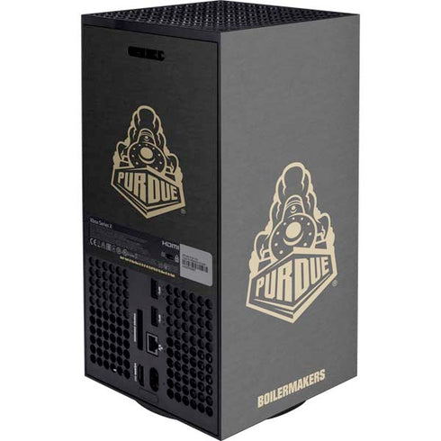 Purdue University Signature Logo XBox Series X Digital Edition Console Skin