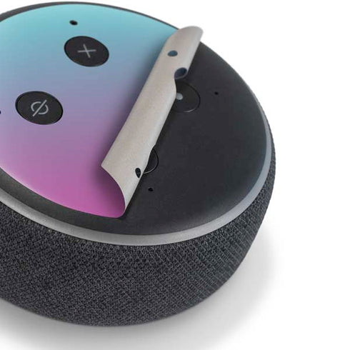 Purple and Blue Ombre Amazon Echo Dot Skin