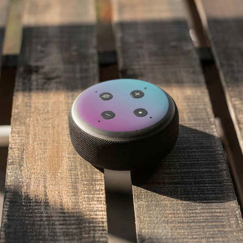 Purple and Blue Ombre Amazon Echo Dot Skin