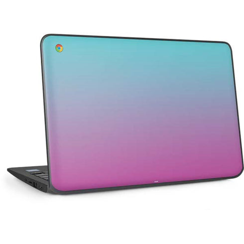 Purple and Blue Ombre HP Chromebook Skin