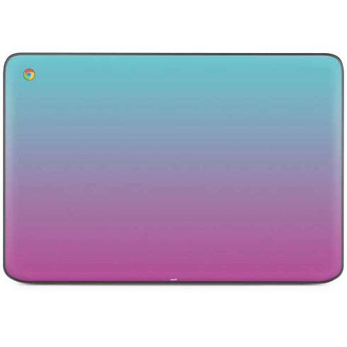 Purple and Blue Ombre HP Chromebook Skin