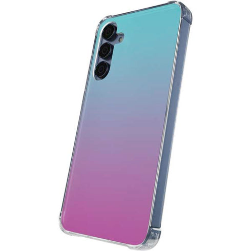 Purple and Blue Ombre Galaxy A35 5G Clear Case