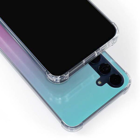 Purple and Blue Ombre Galaxy A55 5G Clear Case
