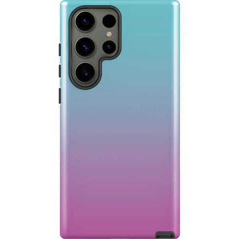 Purple and Blue Ombre Galaxy S23 Ultra Pro Case