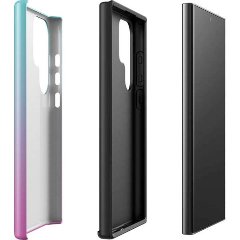 Purple and Blue Ombre Galaxy S23 Ultra Pro Case