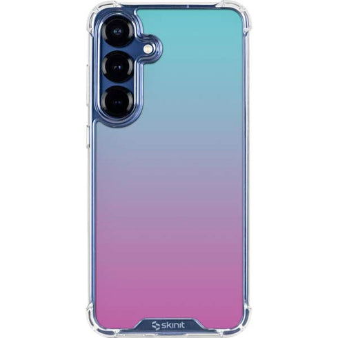 Purple and Blue Ombre Galaxy S25 Clear Case