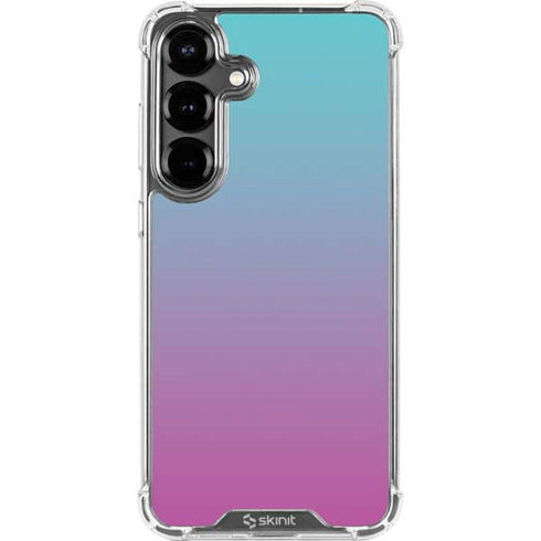 Purple and Blue Ombre Galaxy S26 Clear Case