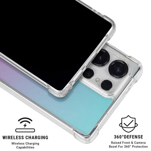 Purple and Blue Ombre Galaxy S26 Ultra Clear Case