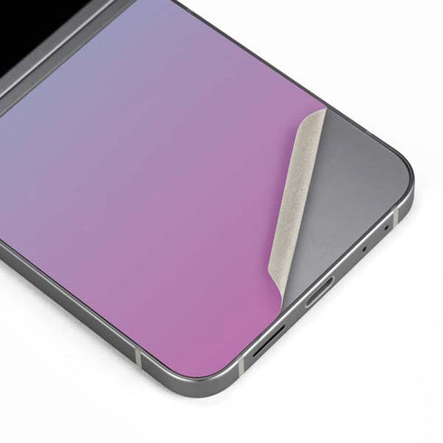 Purple and Blue Ombre Galaxy Z Flip6 Skin