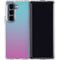 Purple and Blue Ombre Galaxy Z Fold5 5G Clear Case