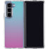 Purple and Blue Ombre Galaxy Z Fold5 5G Clear Case