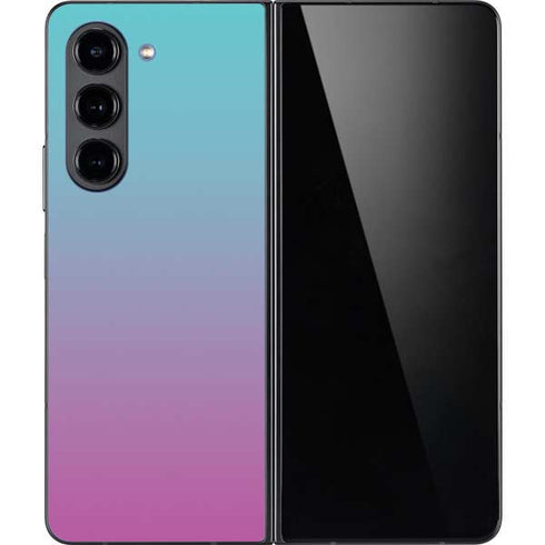 Purple and Blue Ombre Galaxy Z Fold5 5G Skin