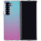 Purple and Blue Ombre Galaxy Z Fold6 Clear Case