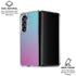 Purple and Blue Ombre Galaxy Z Fold7 Clear Case
