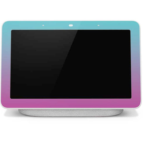 Purple and Blue Ombre Google Home Hub Skin