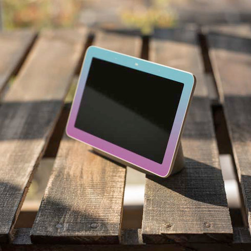 Purple and Blue Ombre Google Home Hub Skin