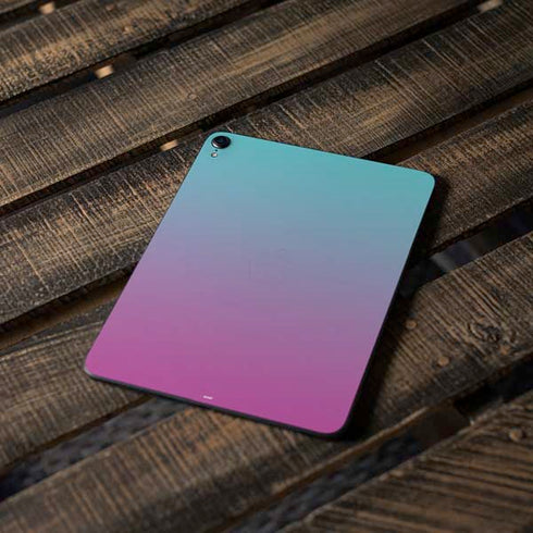 Purple and Blue Ombre Apple iPad Pro Skin