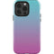 Purple and Blue Ombre iPhone 15 Pro Impact Case