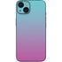 Purple and Blue Ombre iPhone 15 Skin