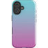 Purple and Blue Ombre iPhone 16 Impact Case