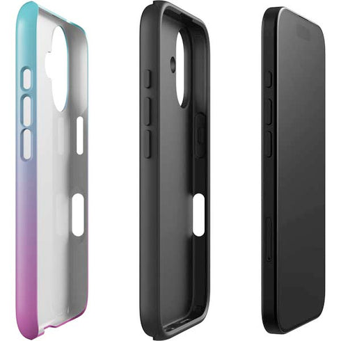 Purple and Blue Ombre iPhone 16 Impact Case