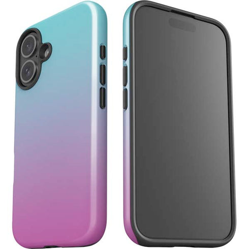 Purple and Blue Ombre iPhone 16 Impact Case