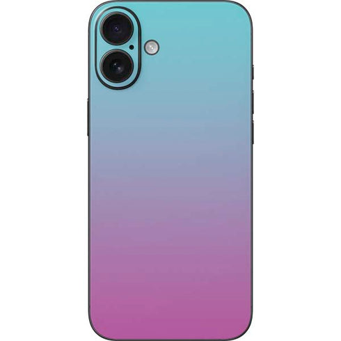 Purple and Blue Ombre iPhone 16 Plus Skin