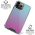 Purple and Blue Ombre iPhone 16 Pro Max Clear Case