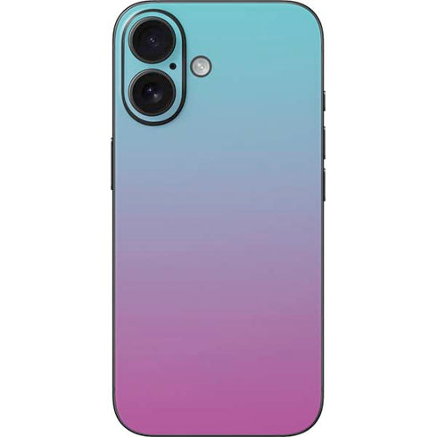 Purple and Blue Ombre iPhone 16 Skin