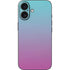 Purple and Blue Ombre iPhone 16 Skin