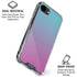 Purple and Blue Ombre iPhone 16e Clear Case