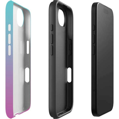 Purple and Blue Ombre iPhone 16e Impact Case