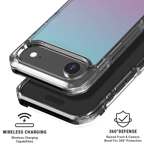 Purple and Blue Ombre iPhone 17 Air Clear Case