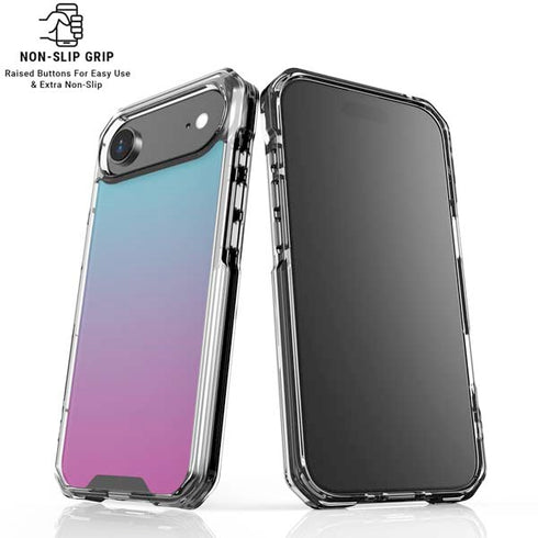 Purple and Blue Ombre iPhone 17 Air Clear Case