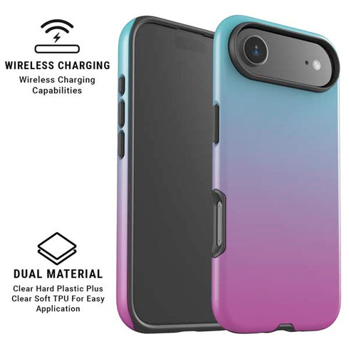 Purple and Blue Ombre iPhone 17 Air Magsafe Impact Case