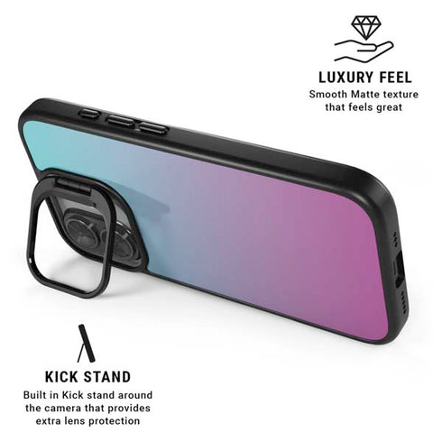 Purple and Blue Ombre iPhone 17 Kickstand Case