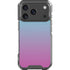 Purple and Blue Ombre iPhone 17 Pro Clear Case