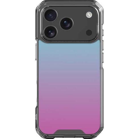 Purple and Blue Ombre iPhone 18 Pro Clear Case