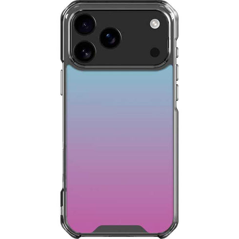 Purple and Blue Ombre iPhone 18 Pro Max Clear Case