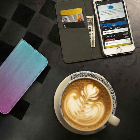 Purple and Blue Ombre iPhone 7 Folio Case