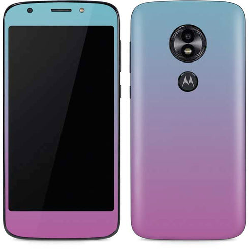 Purple and Blue Ombre Moto E5 Play Skin