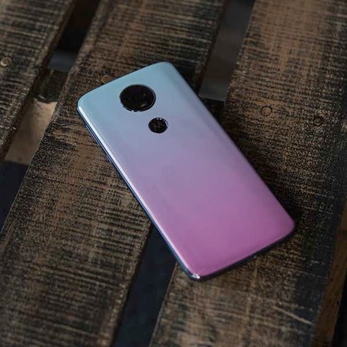 Purple and Blue Ombre Moto E5 Plus Skin